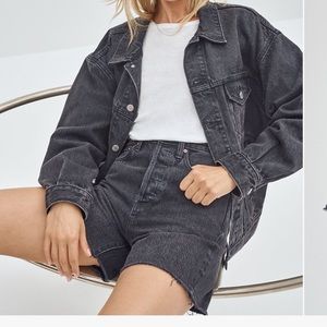 Denim Forum The Yoko Mid Thigh Shorts